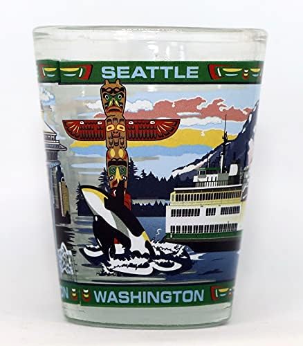 Seattle Washington Native Shot Glass
