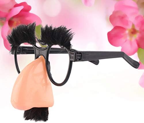 NUOBESTY Funny maskirne naočare sa naočarima za maskiranje nosa sa brkovima i nosom veliki nos smiješne