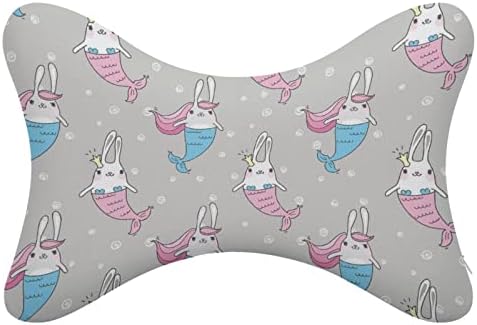 Čarobni slatki zečevi sirenaid jastuk za automobilom mekani automobil za glavu glava jastuk jastuk