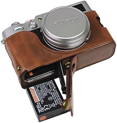 Verzija sa donjim otvaranjem za Fuji Fujifilm x100v zaštitna PU kožna torba za pola kamere