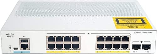 Novi CISCO C1000-16T-E-2G-L mrežni prekidač, 16 Gigabit Ethernet portova