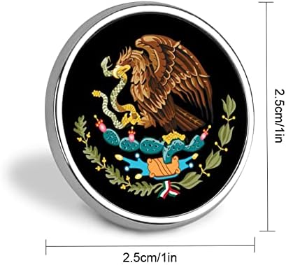 Meksiko zastava Orao okrugli broš personalizirani reverzna nakit za šešir ruksak ruksaka