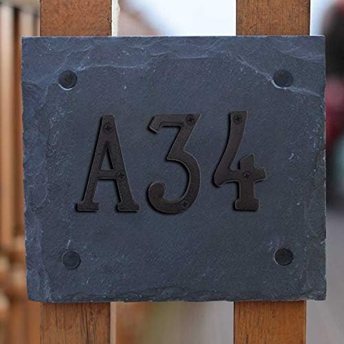 3 inčni kućni brojevi - Posebna livena željezna kućna adresa - jednostavna instalacija