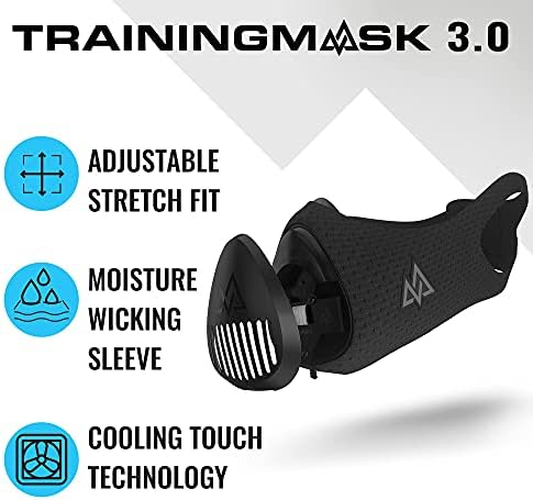 Maska za trening 3.0-maska za trening treninga 3.0, prozračna kardio maska za trčanje, biciklizam