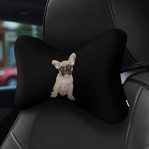 Francuski buldog Puppy Jastuk za automobile Mekani auto za glavu glava jastuk jastuk od jastuka Jastuk