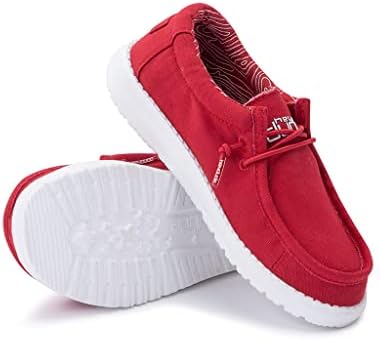 Hej Wally mladići za mlade crvene veličine 12 / muške cipele | mokasinke za dječake | udobne &