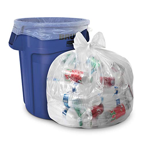 Aluf plastika 45 galona 2,0 mil čiste vrećice za smeće - 40 x 46 - pakovanje od 50 - za izvođača,