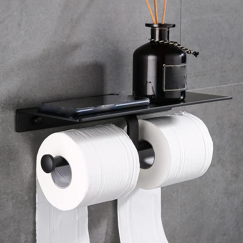 Dvokrevetni toaletni nosač papira za papir za toaletni papir Držač za kupatilo za toaletni papir