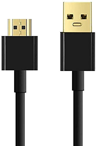 USB do HDMI kabela, ANKKY USB 2.0 muški do HDMI muškog punjača kabela adapter - 0,5m / 1,64ft
