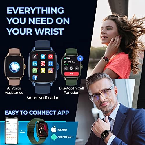 Inspiratek SmartWatch za muškarce i žene - Višenamjenski zdravstveni fitness sat W / precizan nadzor zakona