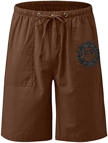 Meymia muns pamučne kratke hlače, 2023. ljetni muškarci opušteno brzo suho sunce print Kampiranje plaža kratka