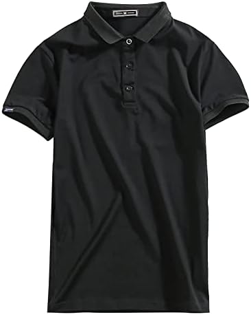 Muški pamučni polo T majice plus veličina ljetnih casual kratkih rukava Polo vrhovi klasične osnovne