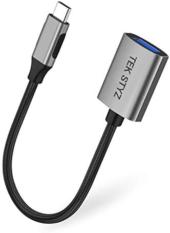TEK STYZ USB-C USB 3.0 adapter kompatibilan sa Dell XPS 14 - L401X OTG TIP-C / PD muški USB