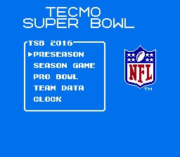 Tecmo Super Bowl verzija kertridža Video igra za NES