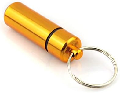 UKD pulabo držač za ključeve od aluminijumske legure vodootporna prenosiva kutija za aktivnosti na otvorenom zlato prelepo