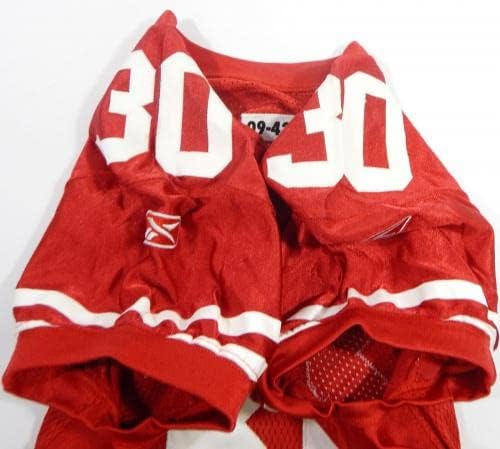 2009 San Francisco 49ers 30 Igra izdana Crveni dres 42 DP37172 - Neintred NFL igra rabljeni dresovi