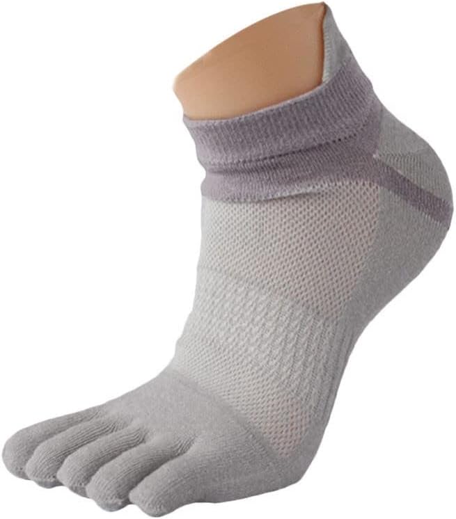 Gaxdetde Pair čarape za nožni prst 1 Sportski trčanje Menmesh Meias Socks Youth Soccer Socks