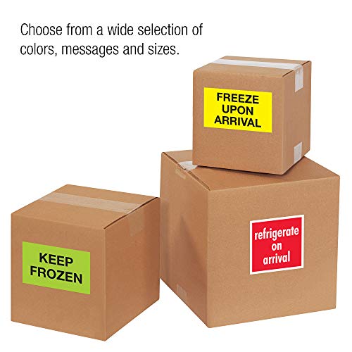 BOX USA Bdl1329 trake logičke klimatske oznake, štiti od zamrzavanja, 3 x 5, fluorescentno zelena