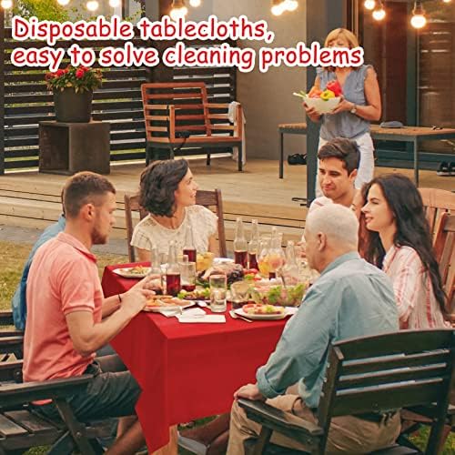 Prijatelja 12 kom izabrane boje za jednokratnu upotrebu plastike stolnjak pravougaonik stol poklopac