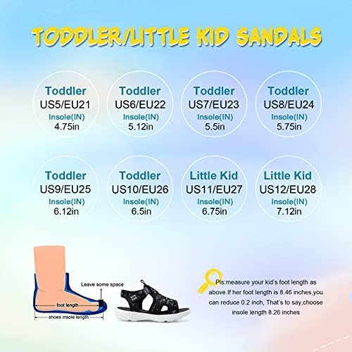 STQ dječje sandale za malu djecu slatke ljetne lagane sandale sa otvorenim vrhom za dječake i djevojčice