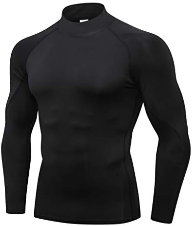 ZDFER muške pulover majice prozračne sportske mišićne pruge donje rublje podložni sloj dugih rukava