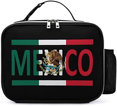 Kutija Za Ručak Sa Meksičkom Zastavom Tote Bag Za Višekratnu Upotrebu Kožnog Termo Obroka