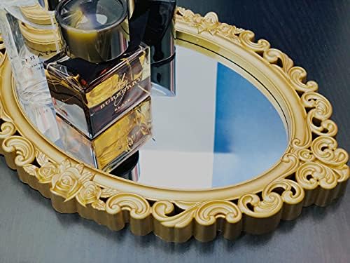schonee dekorativno zidno ogledalo, Vintage viseće ogledalo za dekor komode u spavaćoj sobi,