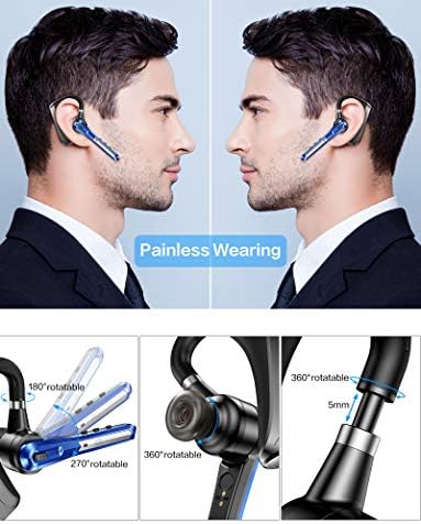 GPeestc Bluetooth slušalice [nadograđeni] Aktivni zvučni ukidanje Bluetooth slušalice, Bluetooth slušalica