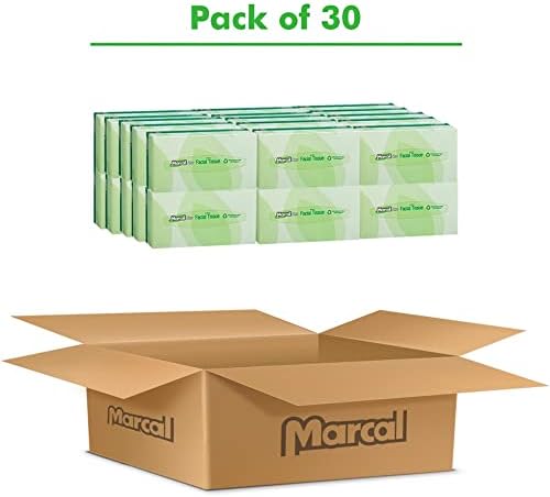 Marcal® Pro 2-Slojna Tkiva Za Lice, Reciklirana, Bijela, Kutija Od 100, 30 Kutija Po Kutiji