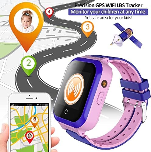 4G GPS SmartWatch za dječje dječake, IP67 Vodootporni sport Smart Watch za djecu, sa kamerom WiFi Video poziv