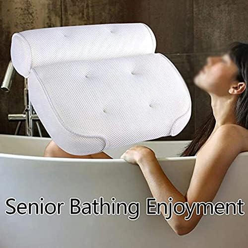 YFQHDD jastuk za kupanje jastuk sa usisnim čašama vrat povratni nosač zadebljani jastuk za kupanje za