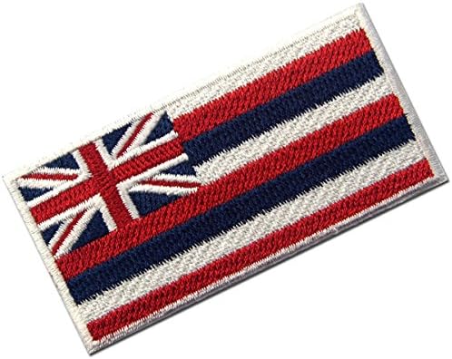 Hawaii državna zastava vezeni grbljiv gvožđe na šivanju na bogu