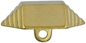 Mibo 4pcs cink die Cast Gumb - šesterokutni oblik kupola sa rubnim ivicama - 44L - mat zlato
