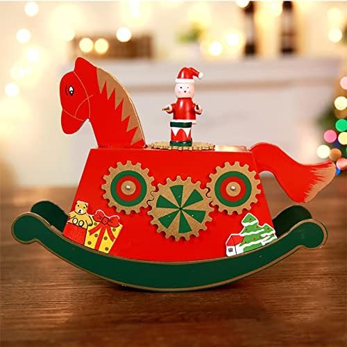 Tako ste lijepi za poklon božićne ukrasne ukrase obojene božićne Trojance muzičke kutije ukrasi Božićna muzička