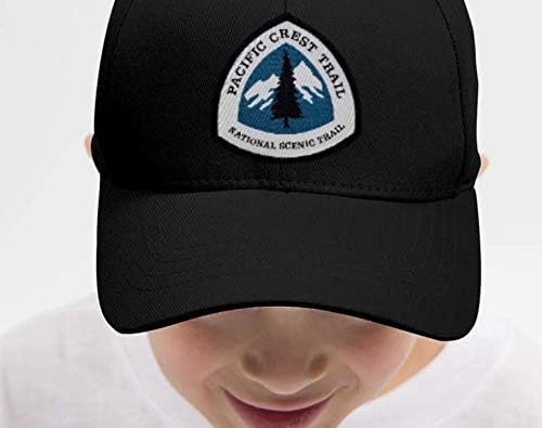 PNW Wonderland Odjeća Pacific Crest Trail Kids HATS sa Pacific Crest Trail PCT Woven Patch - Jedna veličina odgovara