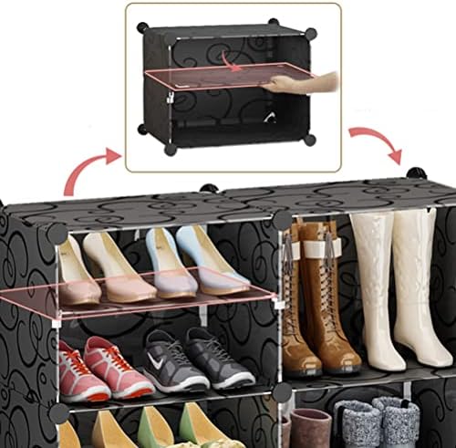 Doitool stalak za cipele, korisne stalak za cipele kreativne obuće za skladištenje ormarića praktične cipele