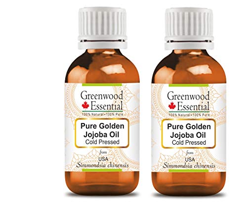 Greenwood Essential Pure Golden Jojoba ulje Prirodna terapijska klasa hladno pritisnuta za ličnu