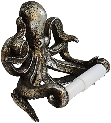 Četverow Dekorativni plivajući hobotnici Držač za toaletni papir - Dekor kupaonice