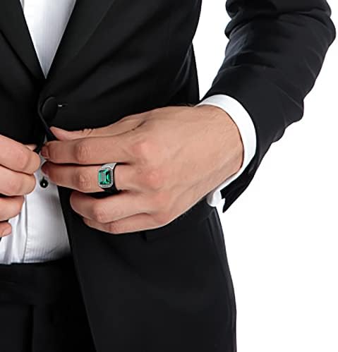 Slatka teen nakit izvrsnog zelenog gem geometrijski dijamantni prsten puni dijamantni prsten lično retro trend