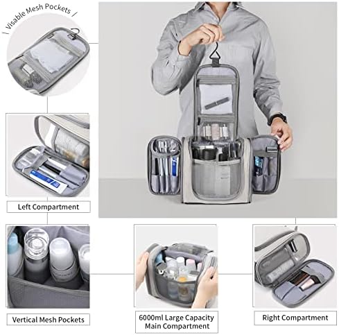 Le futur viseća toaletna vrećica za žene i muškarce Travel Makeup Organizator velikih kapaciteta