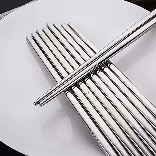 Štapići za višekratnu upotrebu metalni štapići za jelo Set japanskih kineskih korejskih štapića