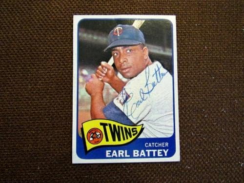 Earl Battey 5x All-Star White Sox Twins potpisali su auto ol bejzbol i 490 karticu JSA - AUTOGREMENT
