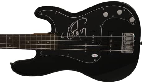 ROBERT TRUJILLO potpisao autogram crna Puna veličina Fender električna bas gitara sa PSA DNK autentifikacijom