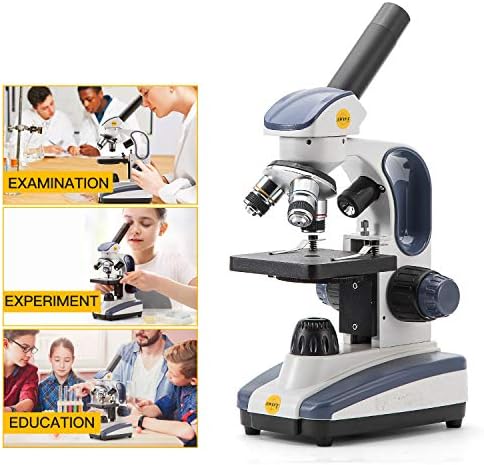 Swift Compound Monocular Microscope SW200DL paket sa 48pcs Kids Plastic pripremljen mikroskopski