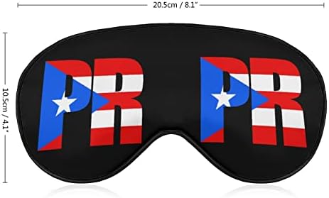 FunnyStar Portorikanska zastava Mekani mirovanje maski za oči za spavanje za spavanje savršenim blokovima svjetlo