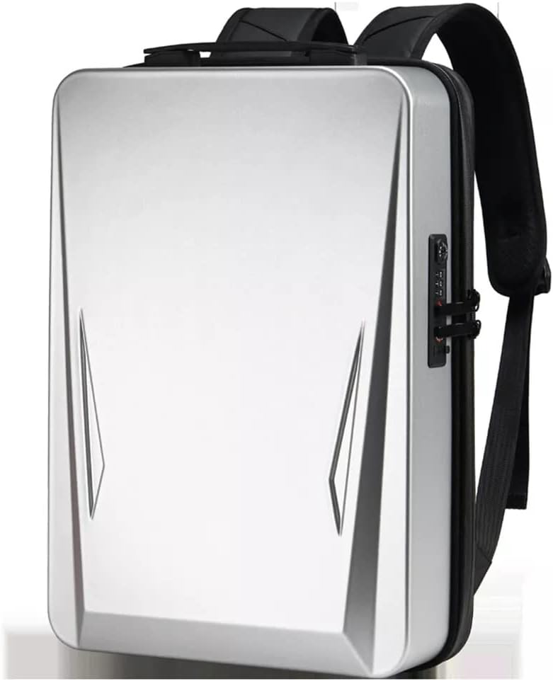 Ruksak za laptop protiv krađe za muškarce i žene, 17 inča, srebro: vodootporni ruksak za laptop sa