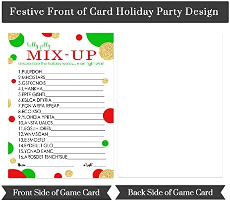 Papir Clever Party Božićne kartice Igre Prekrivač za odmor Igre za odrasle Dječja porodica