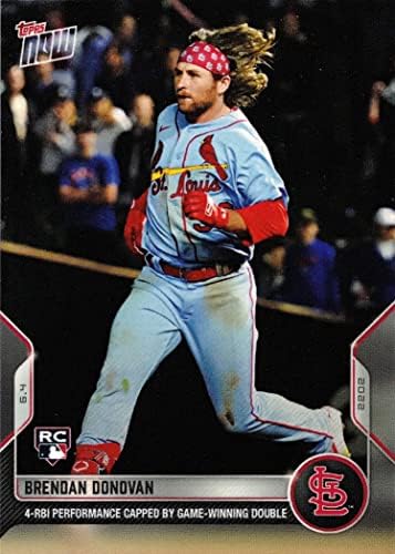 2022 TOPPS sada Baseball 301 Brendan Donovan Rookie Card Cardinals - samo 648 napravljen
