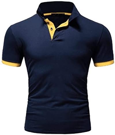 WENKOMG1 Muška Casual Polo majica kratki rukav lagana majica za majicu Regular Fit Tee Shirt teniska majica