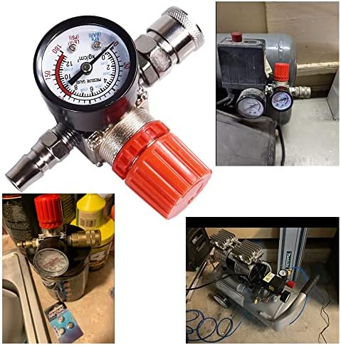 Fbang Regulator pritiska vazdušnog kompresora sa indikatorom brojčanika, 0-175 PSI Vazdušni